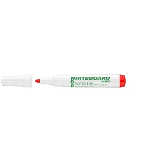 Popisovač na tabule a flipchart, 1-3 mm, antibakteriálny, kužeľový hrot, ICO "11 XXL", červená