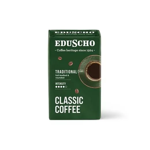 Káva, pražená, mletá, 250 g, EDUSCHO "Classic Traditional"