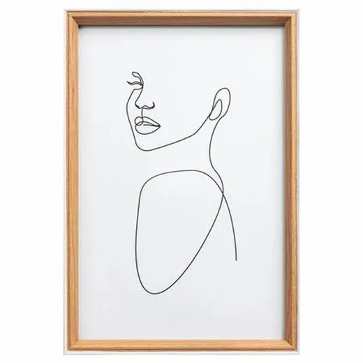 Obrazový rám, drevený,20x30 cm, "Silhouette", bukové drevo