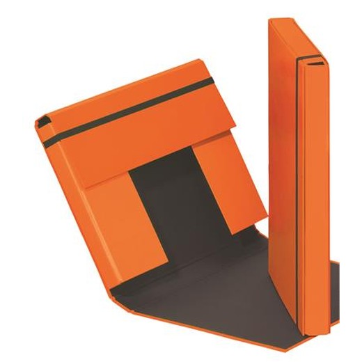 Doska s gumičkou, A4, 40 mm, kartón, PAGNA "Trend", oranžová