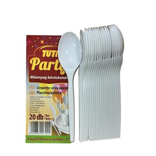 Kávové lyžičky, 20 ks, TUTI "Party"