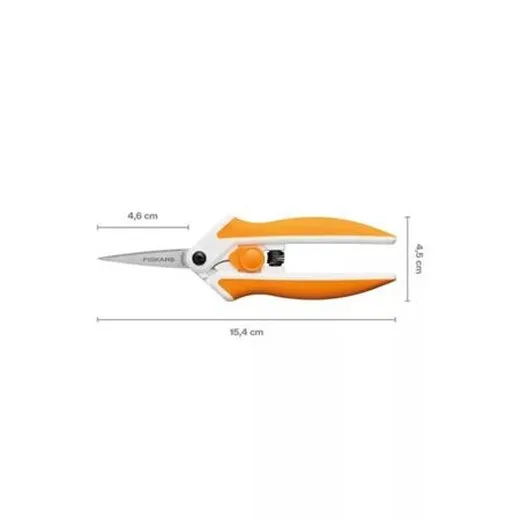 Nožnice na látky, 15 cm, FISKARS "EasyAction™", oranžová