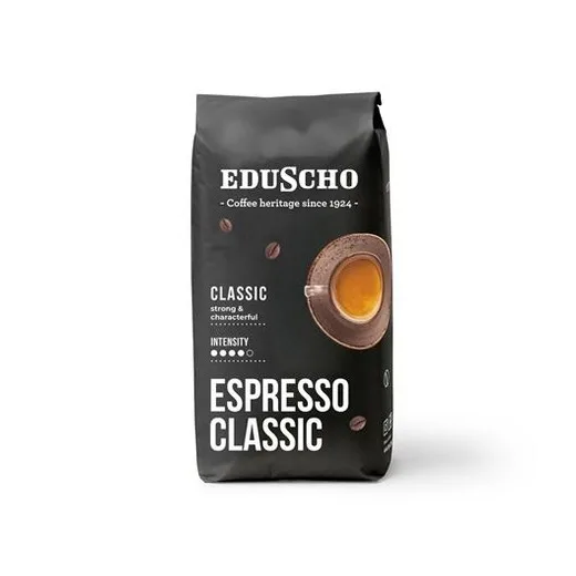 Káva, pražená, zrnková, 1000 g, EDUSCHO "Espresso Classic"