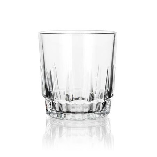 Pohár, na vodu, brúsený, HB, 300 ml, 4-dielna sada, "GastroLine WH"