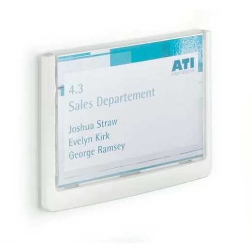 Informačná tabuľa, 149x105,5 mm, DURABLE "CLICK SIGN", biela