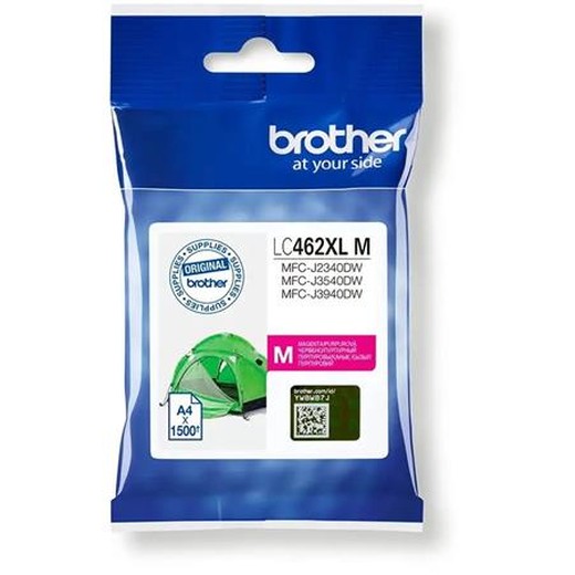 LC462XLM Atramentová náplň do MFC-J3540 tlačiarní, BROTHER, magenta, 1500 strán
