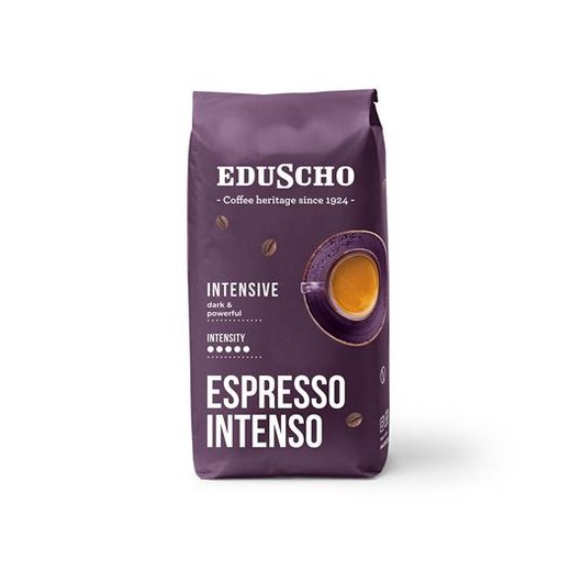 Káva, pražená, zrnková, 1000 g, EDUSCHO "Espresso Intensive"