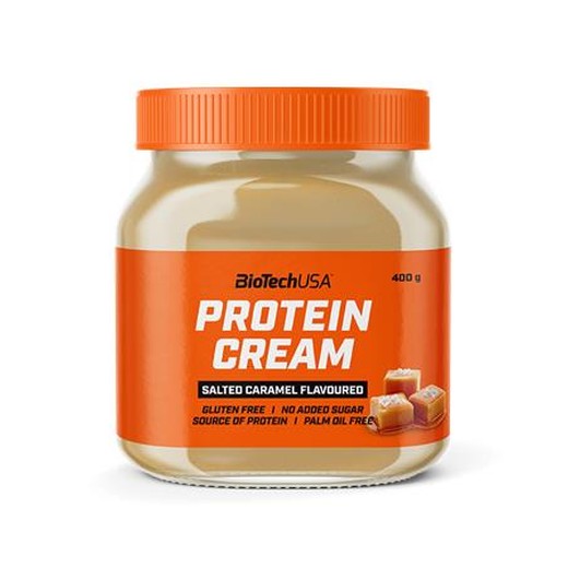 Nátierka s príchuťou slaného karamelu, BIOTECH USA "Protein Cream", 400 g