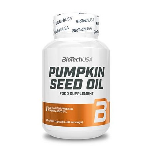 Výživový doplnok vo forme kapsúl, 60 kapsúl, BIOTECH USA "Pumpkin Seed Oil"