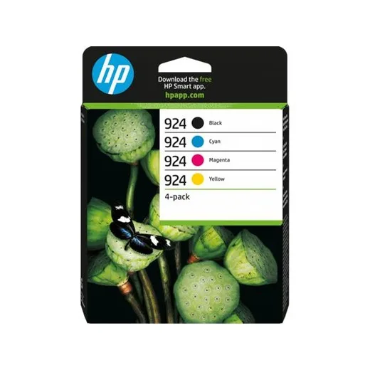 6C3Z1NE Atramentová náplň multipack do Officejet Pro 8120e, 8130e tlačiarní, HP 924  b+c+m+y, 500+3*400 strán