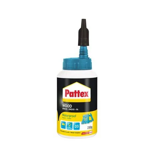 Lepidlo, vodeodolné, 250 g, HENKEL "PATTEX Wood Super 3"