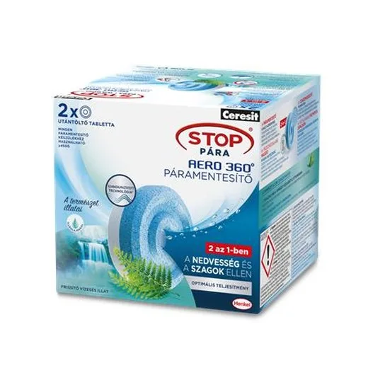 Náhradná náplň do pohlcovača vlhkosti, HENKEL "Stop Vlhkosti Aero", sviežosť vodopádov