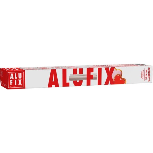 Papier na pečenie, silikónový, 20 hárkov, ALUFIX