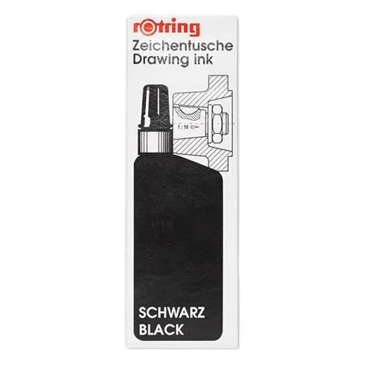 Tuš, 23 ml, ROTRING "Isograph", čierna
