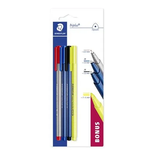 Sada písacích potrieb, 4-kusová, STAEDTLER "Triplus® multi set 34P1"