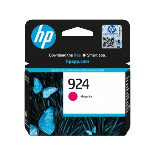 4K0U4NE Atramentová náplň do Officejet Pro 8120e, 8130e tlačiarní, HP 924, magenta, 400 strán