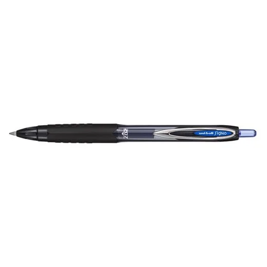 Gélové pero, 0,4 mm, stláčací mechanizmus, UNI "UMN-207E Signo", modrá