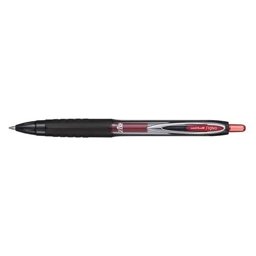 Gélové pero, 0,4 mm, stláčací mechanizmus, UNI "UMN-207E Signo", červená