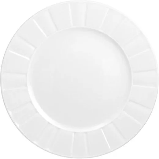 Plytký tanier, ROTBERG, biela, 27 cm, 6-dielna sada, "Oslo"