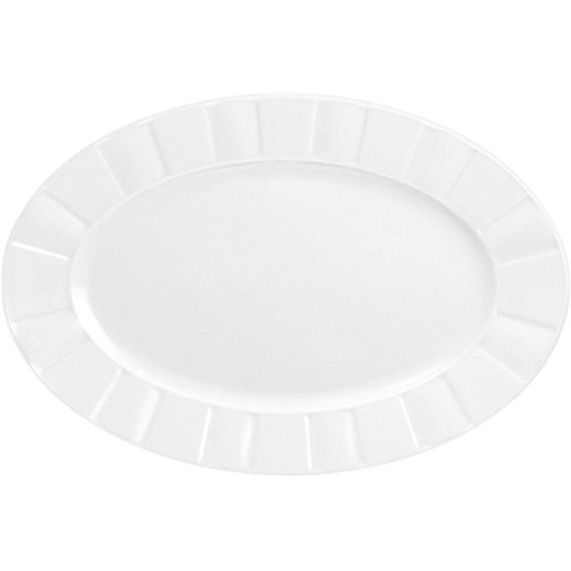 Tanier na zákusky a servírovanie, ROTBERG, biela, 33 cm, "Oslo"