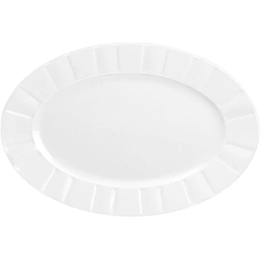 Tanier na zákusky a servírovanie, ROTBERG, biela, 33 cm, "Oslo"