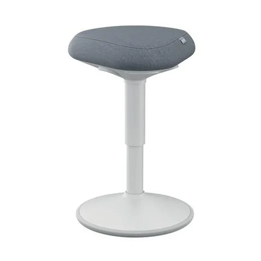 Balančná stolička na sedenie, ergonomická, LEITZ "Ergo Active", svetlosivá