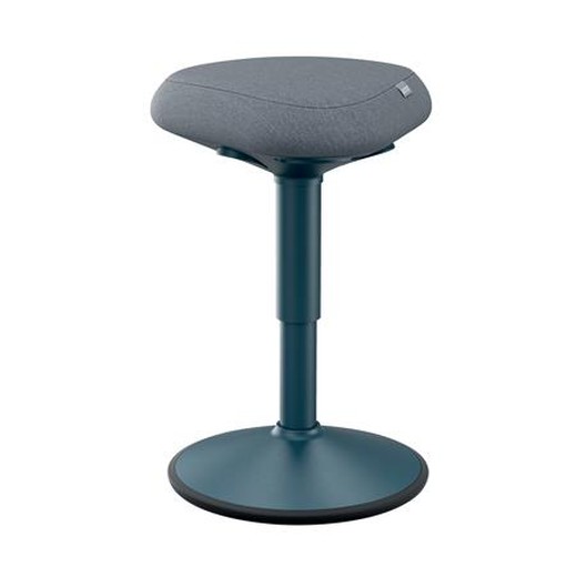 Balančná stolička na sedenie, ergonomická, LEITZ "Ergo Active", tmavosivá