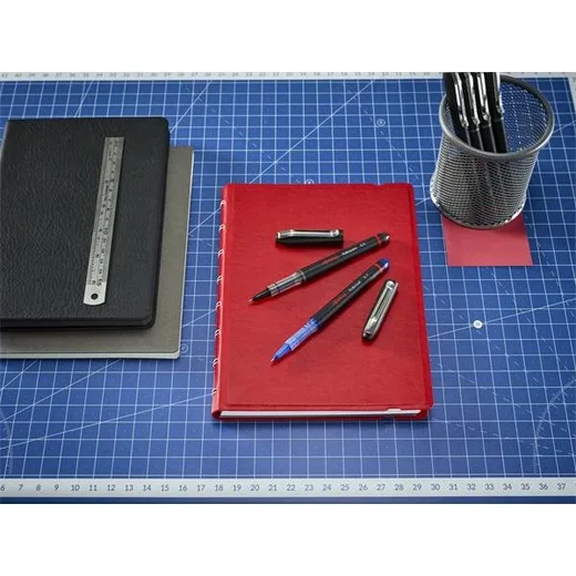 Roller, 0,7 mm, s vrchnákom, ROTRING "Rollerball", modrá
