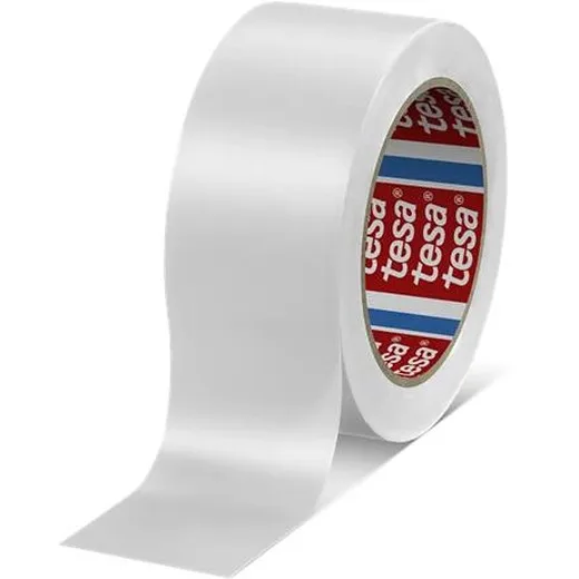 Vyznačovacia PVC páska, 50 mm x 33 m, TESA "Professional", biela