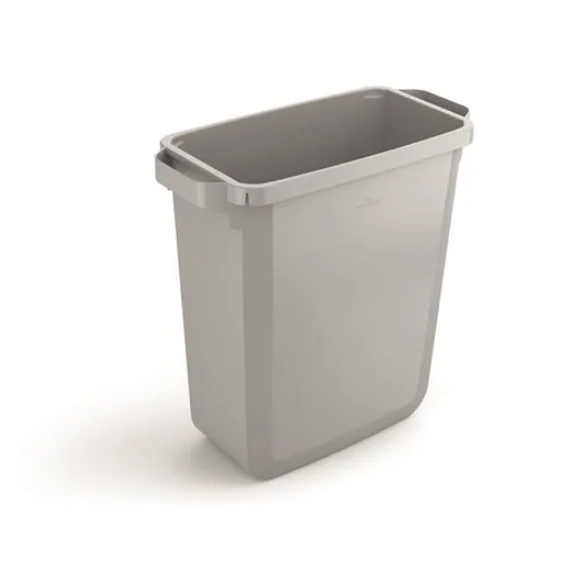 Odpadkový kôš, 60 l, plastový, DURABLE "DURABIN ECO", sivá