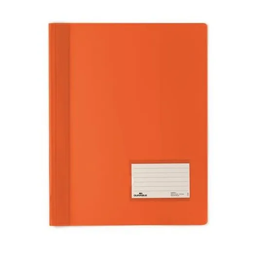 Rýchloviazač, A4, extra silný, DURABLE "DURALUX®", priehľadná oranžová