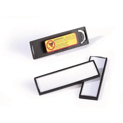 Visačka, 17x67 mm, magnetická, DURABLE "CLIP CARD", čierna