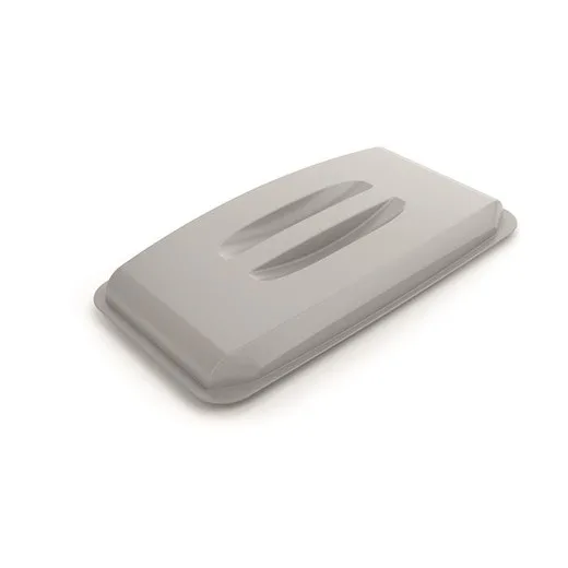 Poklop pre 60 l odpadkový kôš, plast, DURABLE "DURABIN ECO", sivý
