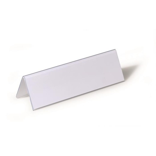 Držiak na menovky, stolový, 61/122x210 mm, DURABLE