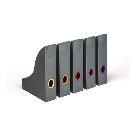 Odkladač, sada, plastový, 73 mm, DURABLE "VARICOLOR®", mix farieb