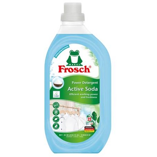 Tekutý prací prostriedok, 1,5 l, FROSCH, aktívna sóda
