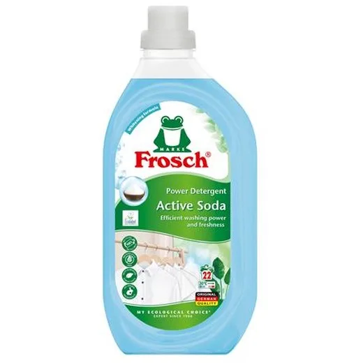 Tekutý prací prostriedok, 1,5 l, FROSCH, aktívna sóda