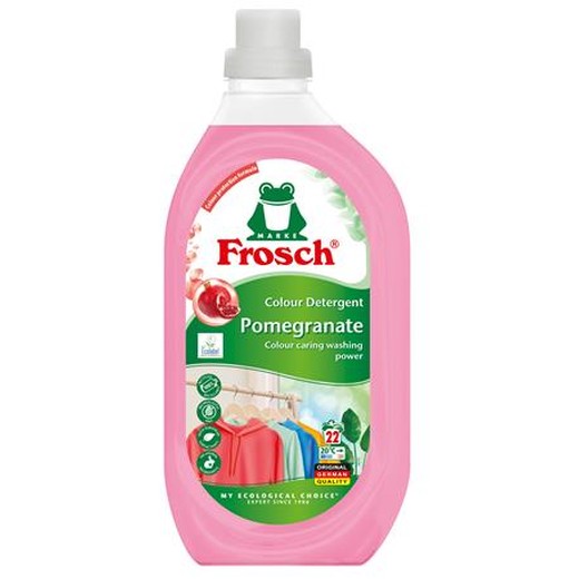 Tekutý prací prostriedok, 1,5 l, FROSCH, granátové jablko