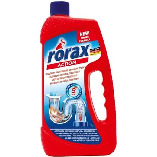 Čistič odtokov, gél, 1000 ml, RORAX