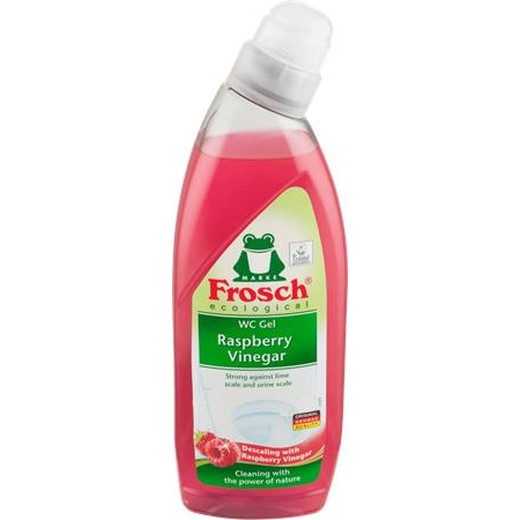 WC čistiaci gél, s malinovým octom, 750 ml, FROSCH