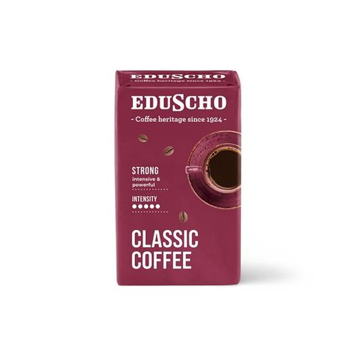 Káva, pražená, mletá, 250 g, EDUSCHO "Classic Strong"