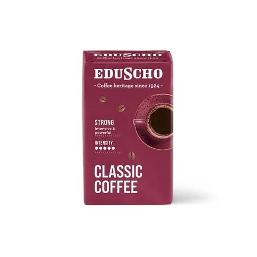 Káva, pražená, mletá, 250 g, EDUSCHO "Classic Strong"