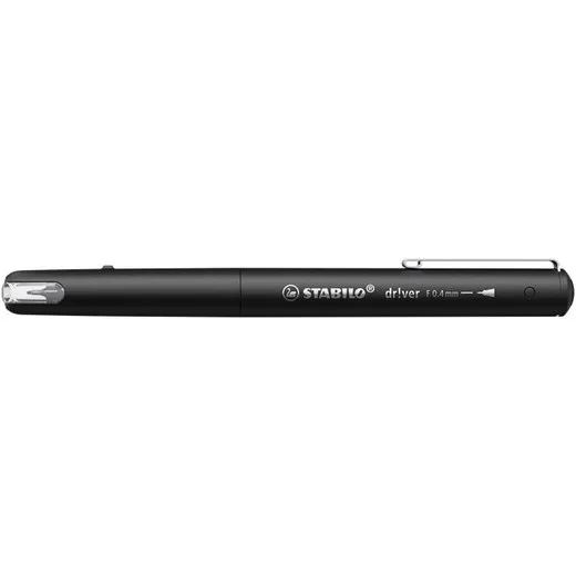Liner, 0,4 mm, STABILO "dr!ver", čierna