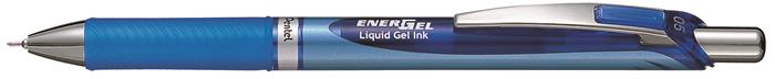 Gélové pero, 0,25 mm, stláčací mechanizmus, PENTEL "EnerGel BLN75", modrá