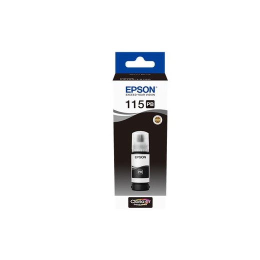 T07D14 Atrament do EcoTank L8160, L8180 tlačiarní, EPSON, foto čierna, 70 ml