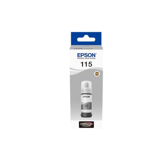 T07D54 Atrament do EcoTank L8160, L8180 tlačiarní, EPSON, sivá, 70 ml