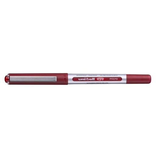 Roller, 0,3 mm, UNI "UB-150E Eye Micro Eco", červená