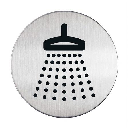Informačný piktogram, samolepiaci, DURABLE "Sprcha"
