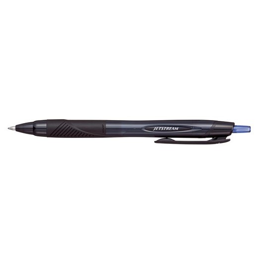 Guľôčkové pero, 0,35 mm, stláčací mechanizmus, čierne pero, UNI "SXN-157S Jetstream Sport Eco", modrá