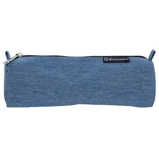 Peračník, na zips, EXACOMPTA "Denim 500", mix farieb